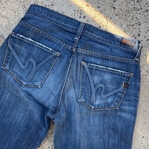 Citizens Of Humanity Blue Boot Cut Jeans